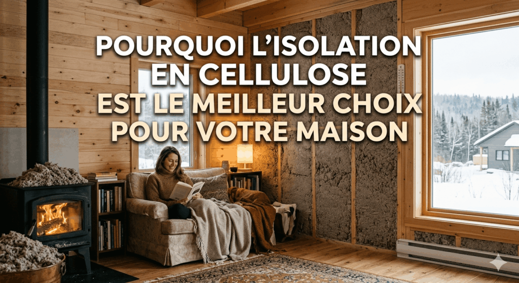 Pourquoi l’isolation en cellulose est le meilleur choix